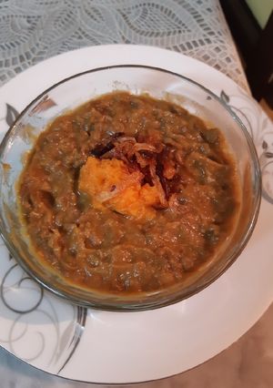 عکسی از دستور کدو عدس