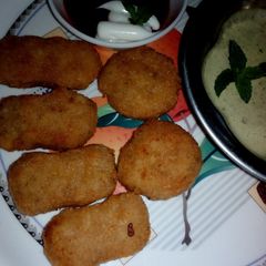 A picture of Chicken  nagets yumy Iftar special.