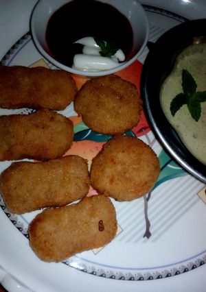 A picture of Chicken  nagets yumy Iftar special.