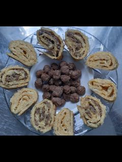 صورة لوصفة رولي البطاطا بالكفتة 👍👍👍