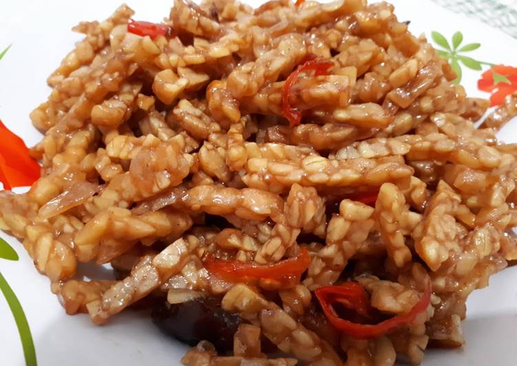 Resep Orek Tempe Kering oleh Meilia Rusfayeni Cookpad