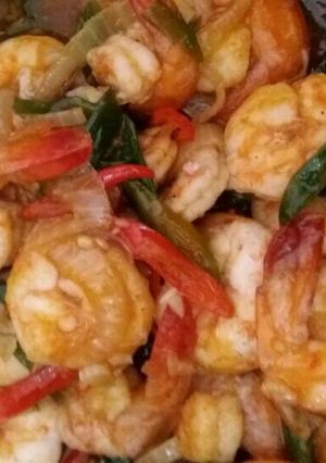 Foto resep Udang Saus Tiram