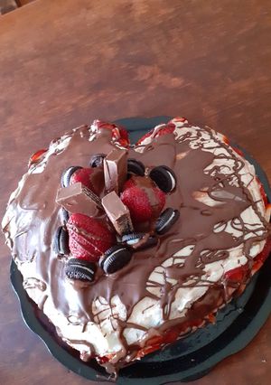 Una foto de Torta Corazón..😄♥️