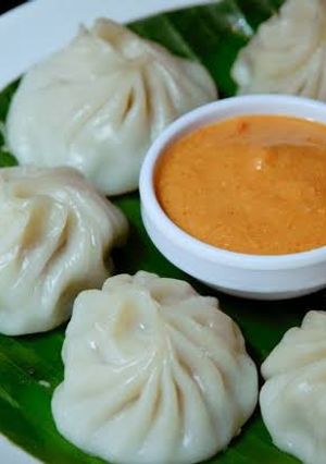 A picture of Vegetable momos.
