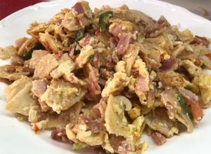 Una foto de Migas o tortillas con huevo a la Sonorense