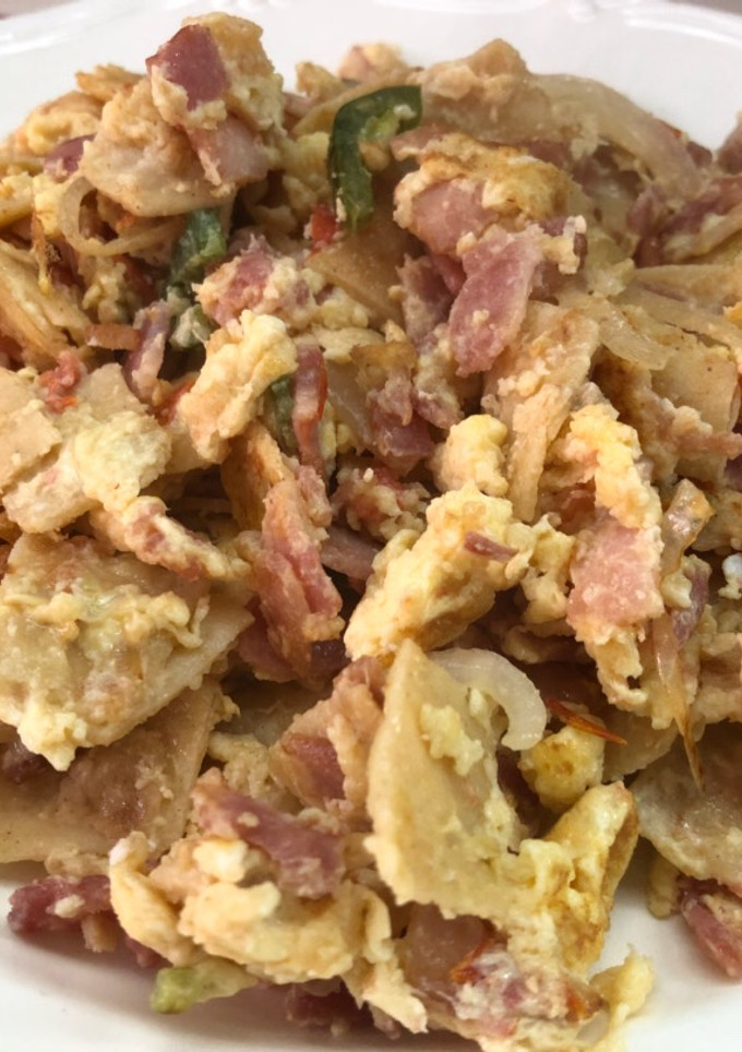 Una foto de Migas o tortillas con huevo a la Sonorense