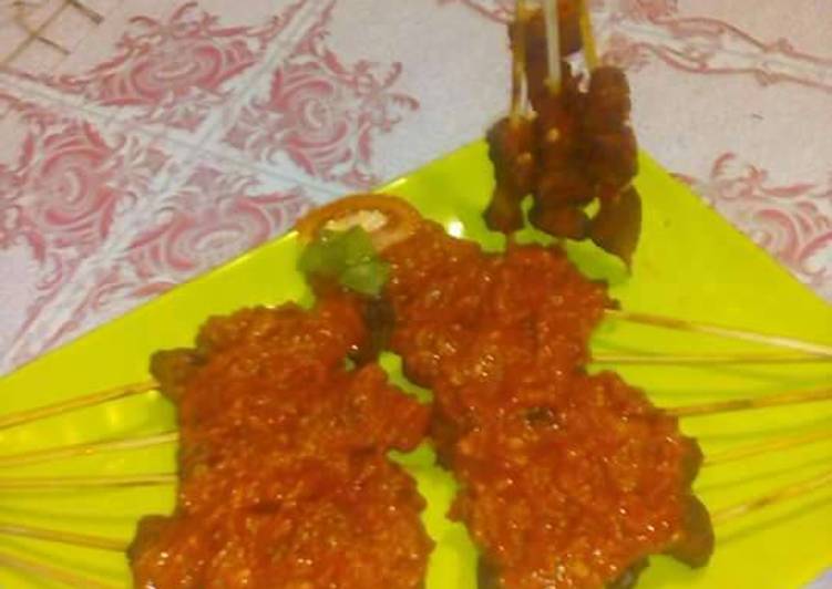 Resep Pork on a stick with Padang Sauce (Sate Babi saus Padang) yang Sempurna