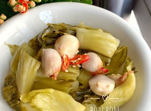 Hình của món Dưa Cải Chua (Kiểu Miền Bắc).