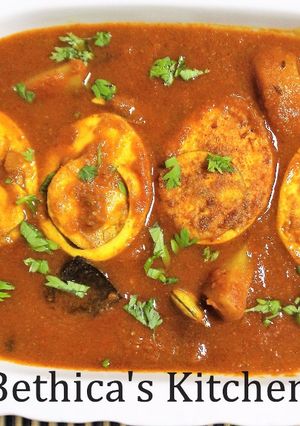 A picture of Dimer Dalna (Bengali Style Egg Curry).