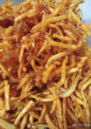 Foto resep Kentang mustofa feat teri medan😆