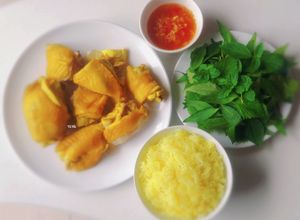 Hình của món Cơm GÀ luộc.