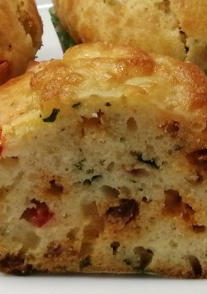 Medvehagymás színes muffin recept fotója