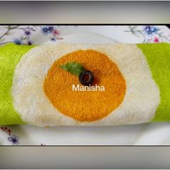 A picture of Tricolour Dosa.