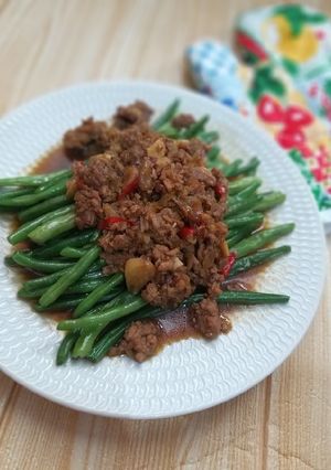 Foto resep Buncis Cah sapi ala Ta Wan simple