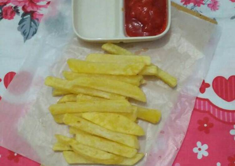 Cara Membuat French Fries / Kentang Goreng yang Enak