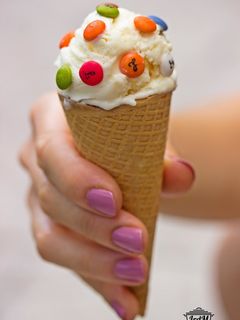 Una foto de Helado de nata