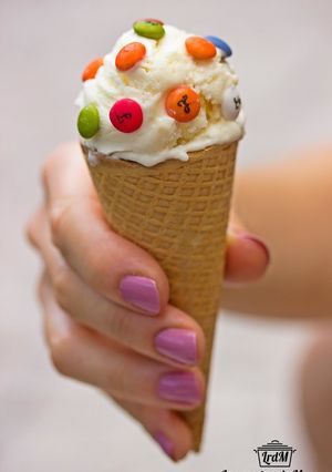 Una foto de Helado de nata