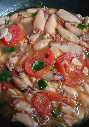 Foto resep Cumi Saus Tiram (Saori)