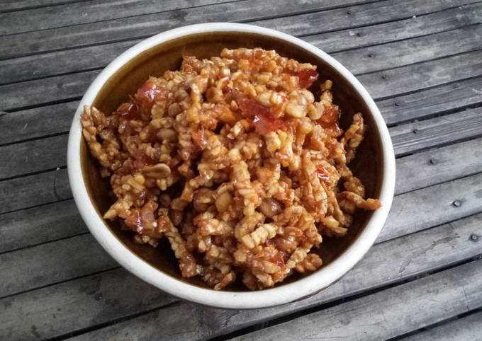 Sambel goreng kering tempe+kacang