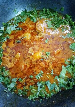 A picture of Dum Aloo.