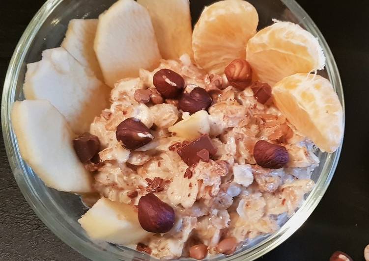 Comment Préparer Des Porridge aux flocons d&#39;avoine et fruits