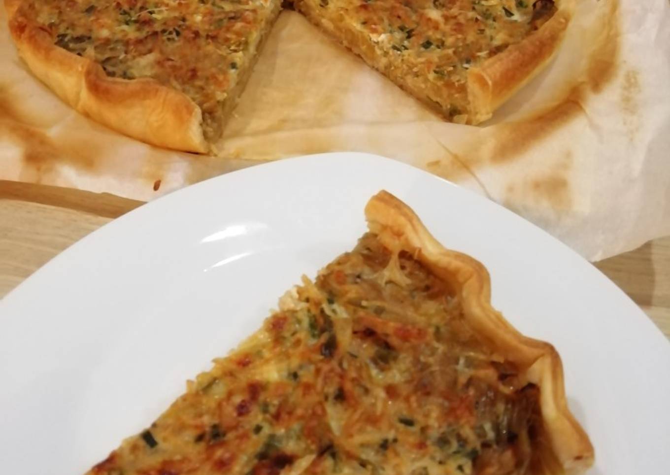 Tarte aux poireaux