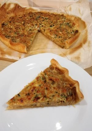 Une photo de Tarte aux poireaux