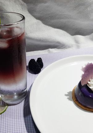 Una foto de Purple mousse
