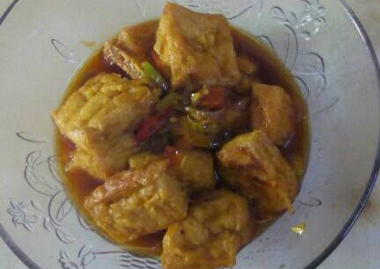 Resep Tahu masak kecap oleh deni's dapoer - Cookpad