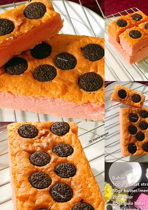 Foto resep Brownies strawberry pakai tepung beras