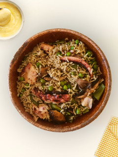 Una foto de Arroz con pulpo 🐙