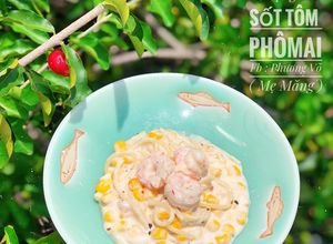 Hình của món Mì Spaghetti Sốt Tôm Phômai.