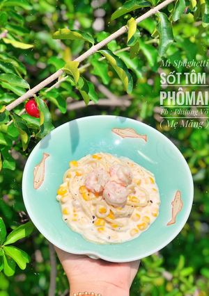 Hình của món Mì Spaghetti Sốt Tôm Phômai.