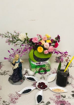 Hình của món Sữa ngũ hạt mượt tóc, đẹp da.