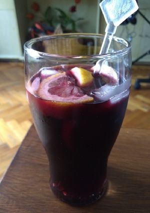 Una foto de Sangría rápida. Para una tarde de verano