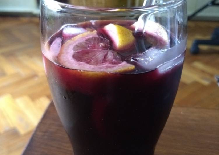 Sangría rápida. Para una tarde de verano