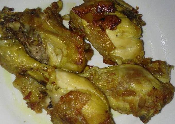 Ayam goreng ungkep sederhana