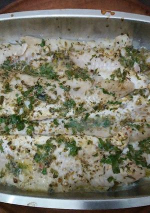Una foto de Pescado al horno