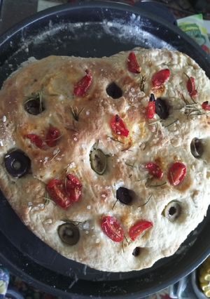 Una foto de FOCACCIA RELLENA (VEGANA)
