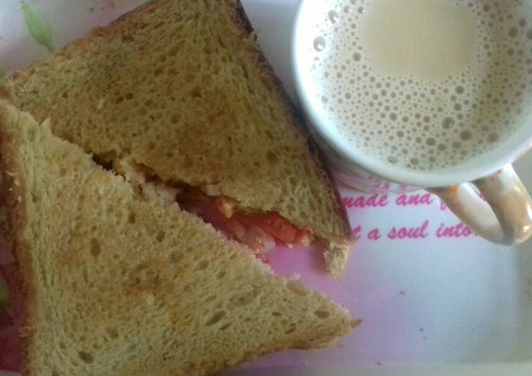 Simple Way to Make Ultimate Brown bread sandwich without oil for weight lose