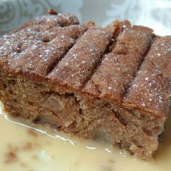 Vickys Spiced Pear Cake, GF DF EF SF NF A picture of Vickys Spiced Pear Cake, GF DF EF SF NF.