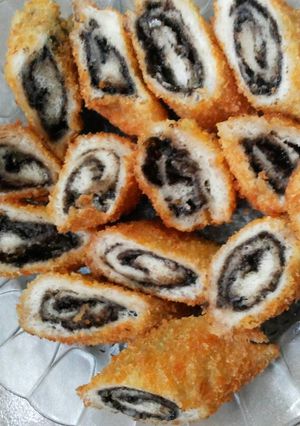 Foto resep Roti goreng gulung coklat kacang