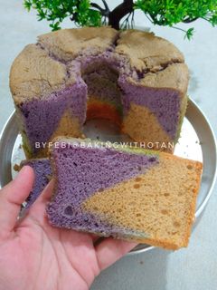 Foto resep Chiffon Cokelat Taro