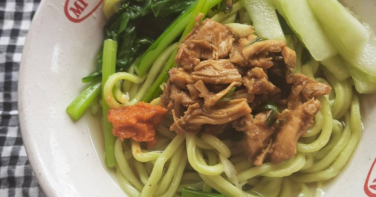 1.864 resep mie ayam hijau enak dan sederhana ala rumahan - Cookpad