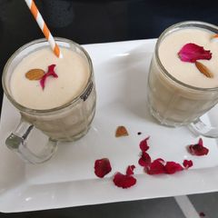 A picture of Almond milk shake.