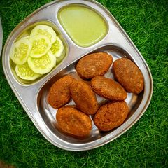 A picture of Falahari cutlets.