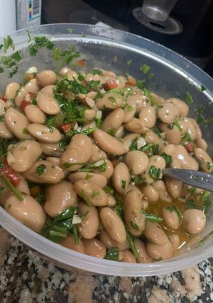 Una foto de Porotos en conserva