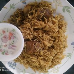 A picture of Mutton mandi biryani.