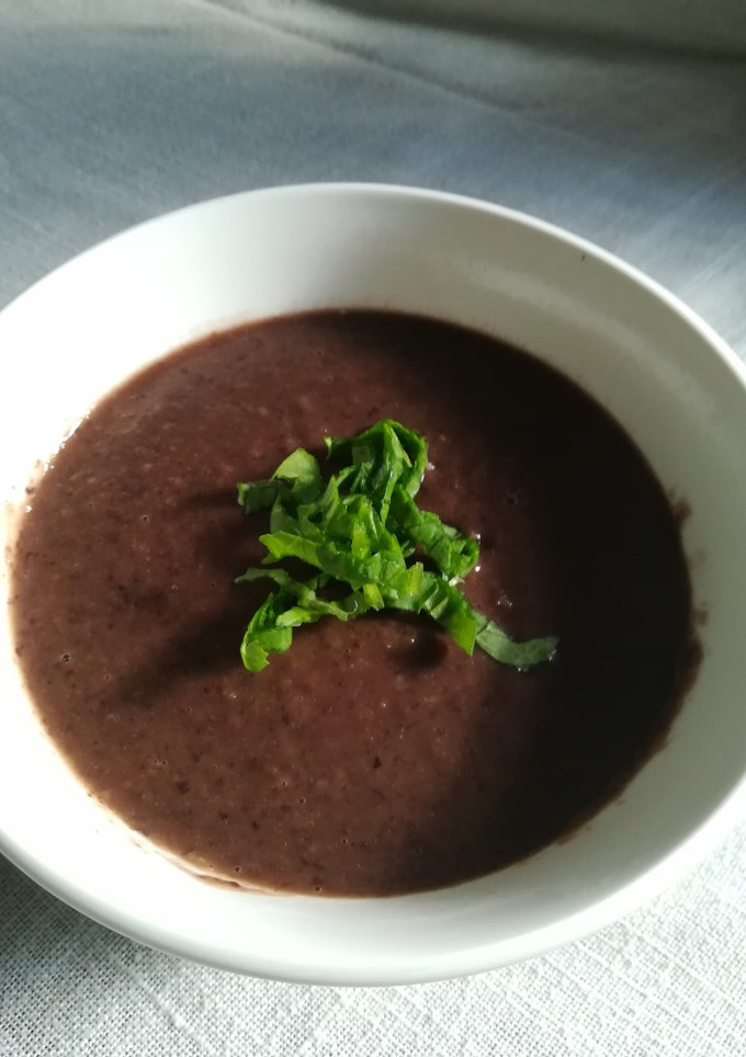 Una foto de Salsa de porotos negros