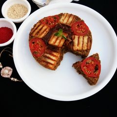 A picture of Savory Upside Down Cake.